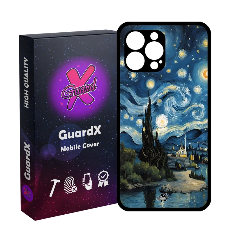 کاور گارد ایکس طرح ونگوگ مدل Glass10702 مناسب برای گوشی موبایل اپل iPhone 12 Pro