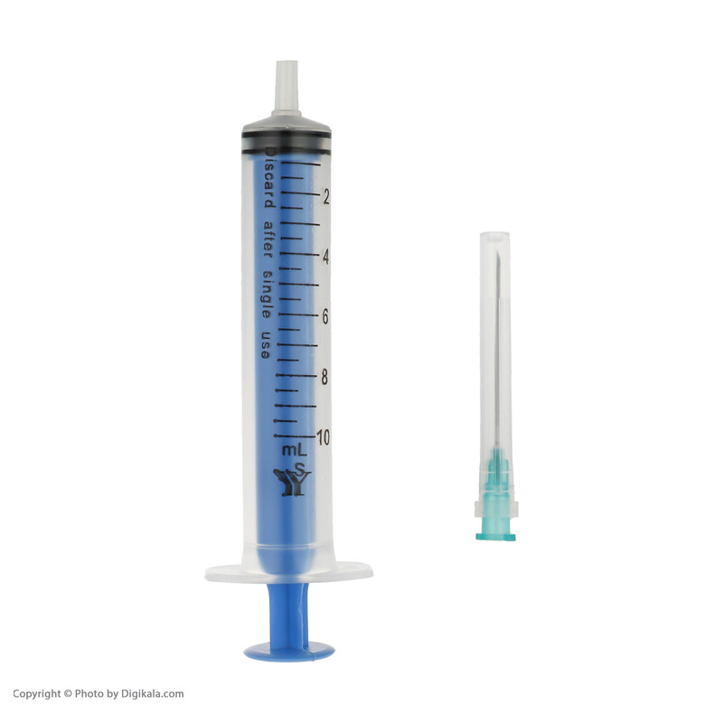 سرنگ 10 سی سی یزد مدل لوئر اسلیپ بسته 600 عددی