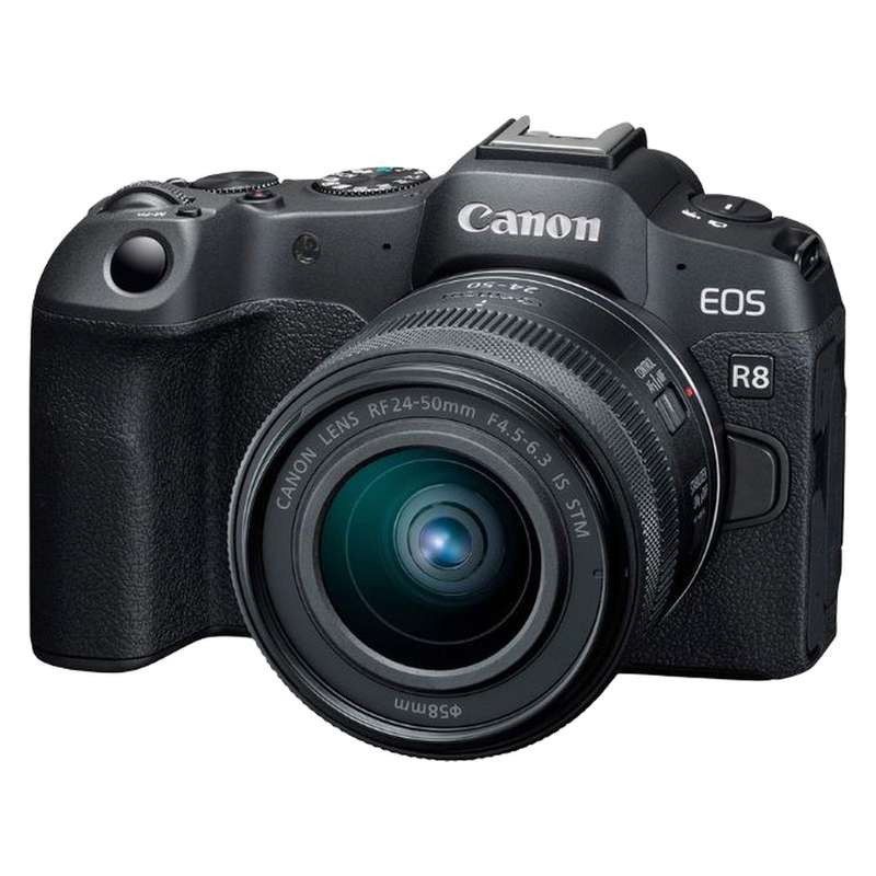 دوربین دیجیتال بدون آینه کانن مدل EOS R8 RF 24-50mm F4.5-6.3 IS STM دوربین دیجیتال بدون آینه کانن مدل EOS R8 RF 24-50mm F4.5-6.3 IS STM