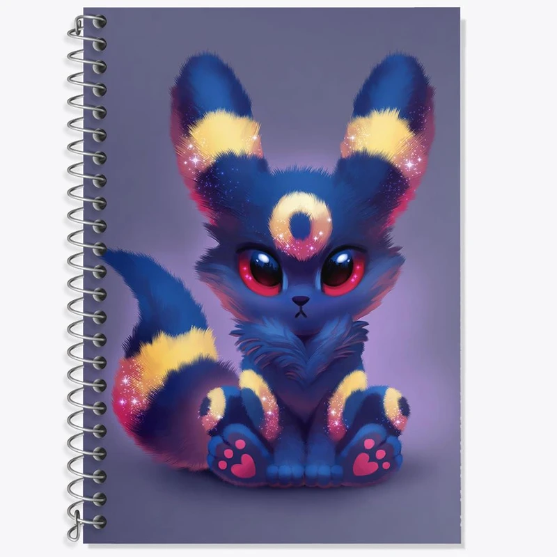 دفتر لغت 50 برگ خندالو مدل امبرون انیمه پوکمون کد 17302