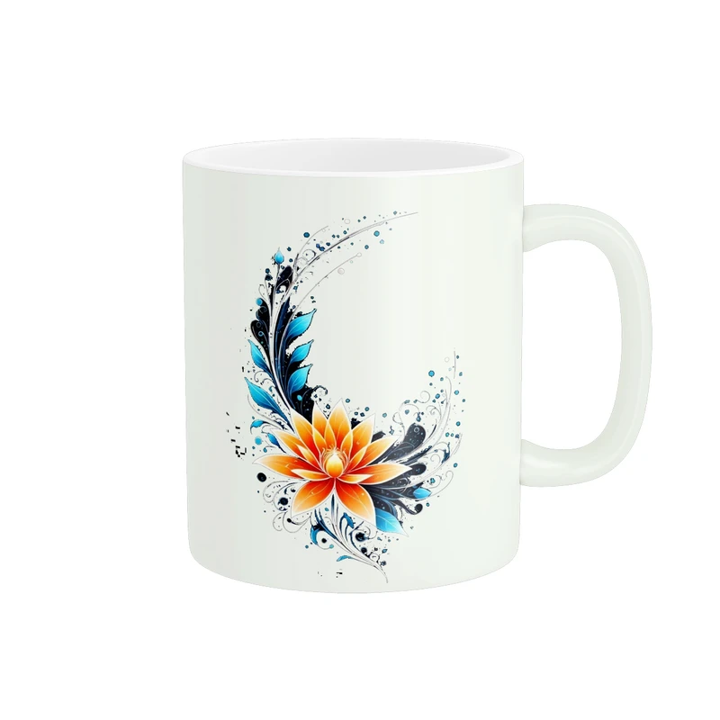 ماگ پاد آفرین طرح گل کد 1138