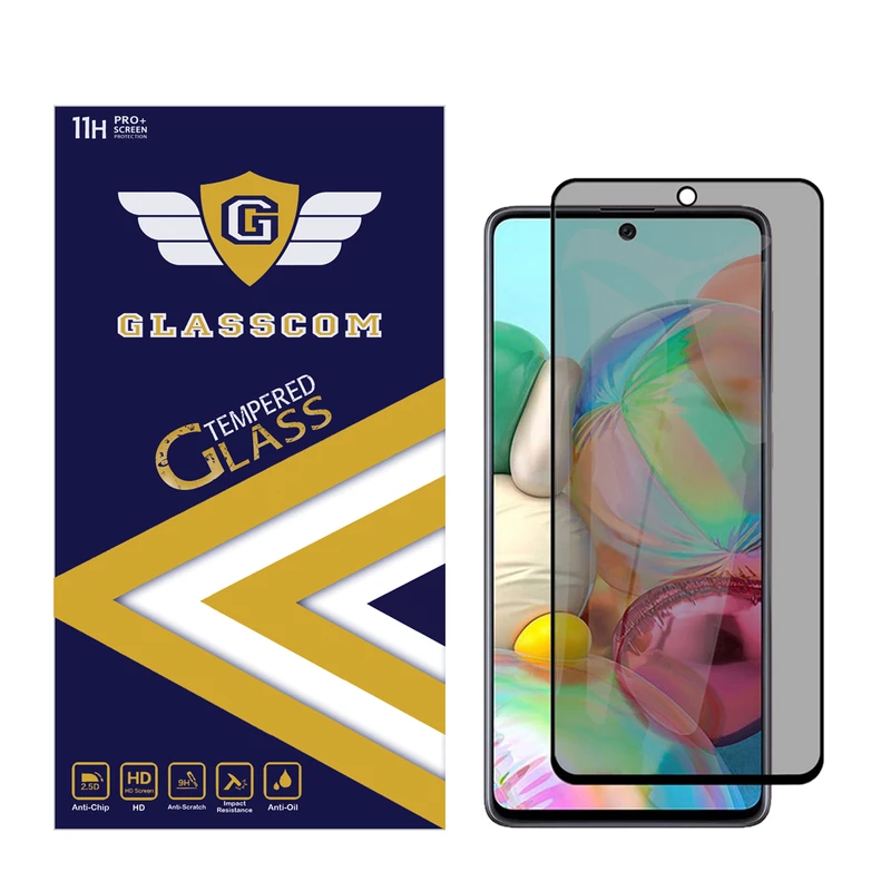 محافظ صفحه نمایش حریم شخصی گلس کام مدل GC-PVX3 مناسب برای گوشی موبایل شیائومی Poco X3 / Poco X3 Pro