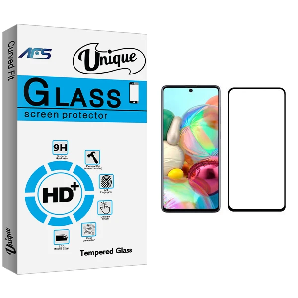 محافظ صفحه نمایش ای اف اس مدل Unique Glass مناسب برای گوشی موبایل سامسونگ Galaxy A71