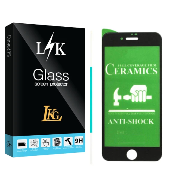 محافظ صفحه نمایش سرامیکی ال کا جی مدل LK Glass مناسب برای گوشی موبایل اپل iphone 7/8 Plus