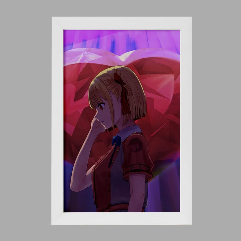 تابلو خندالو مدل چیساتو انیمه لیکوریس ریکویل Lycoris Recoil  کد 23072