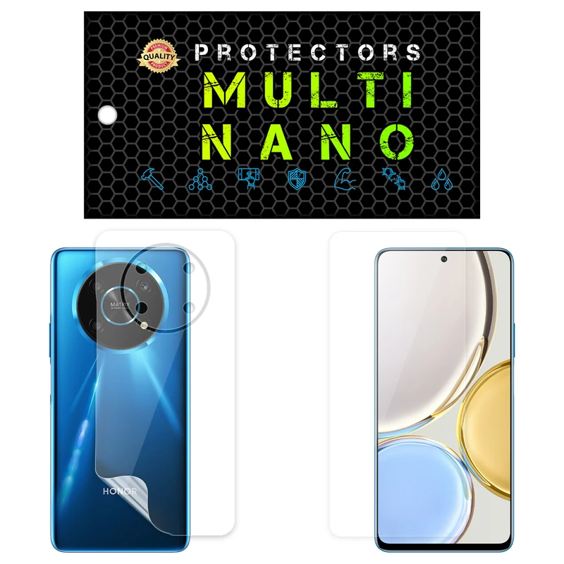  محافظ صفحه نمایش مولتی نانو مدل X-SFT مناسب برای گوشی موبایل آنر Magic 4 Lite به همراه محافظ پشت