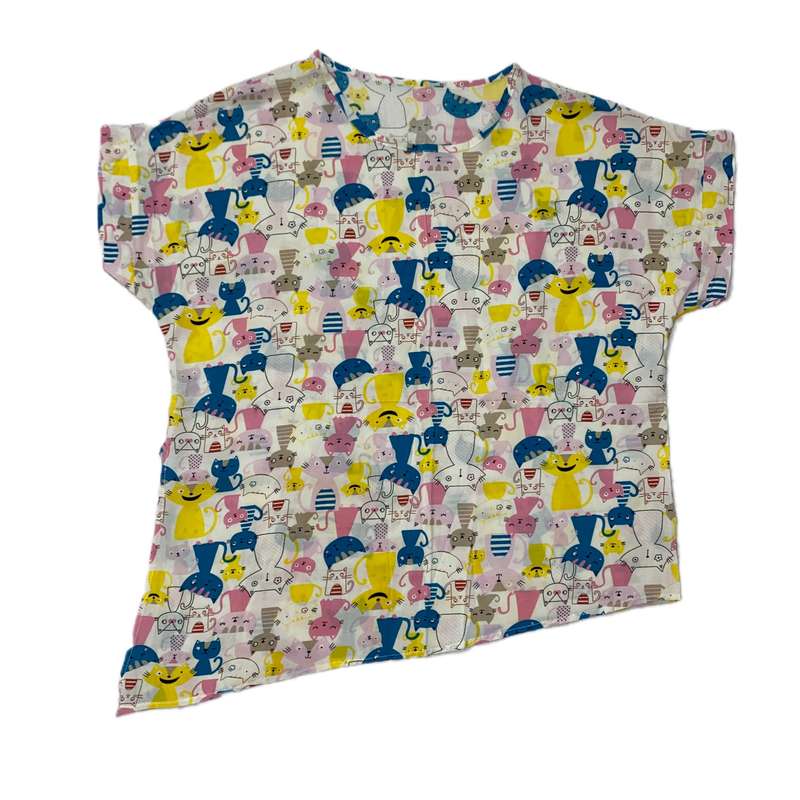 بلوز آستین کوتاه زنانه مدل بغل گره خور