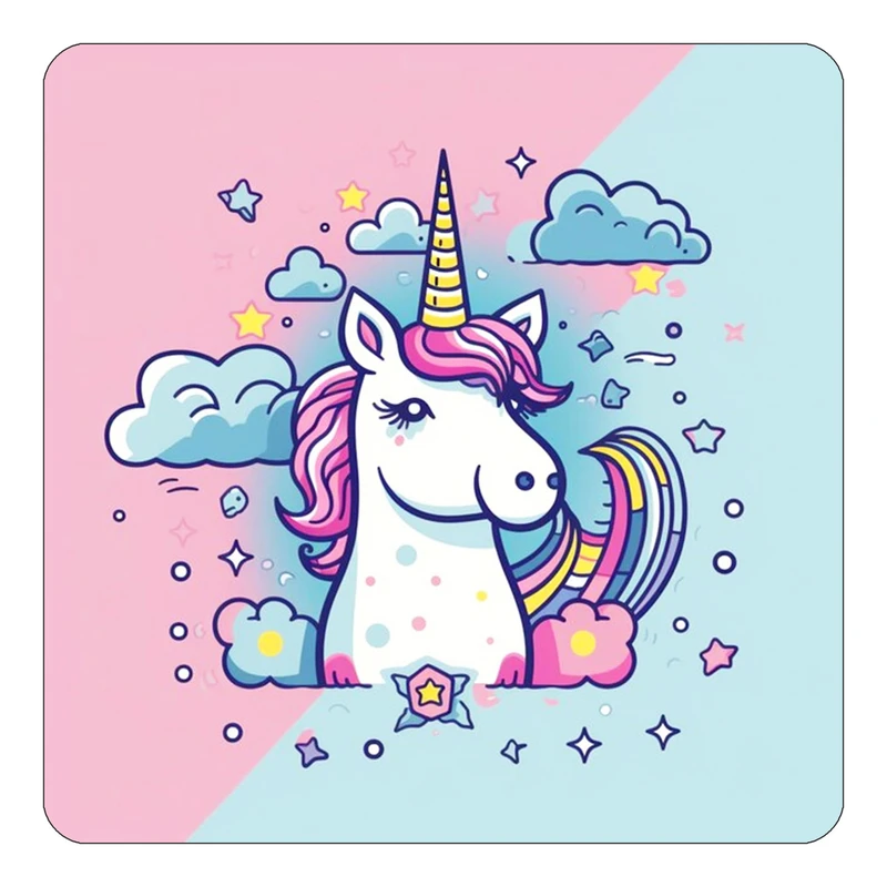 مگنت کاکتی طرح اسب تک شاخ و یونیکورن مدل mp31490