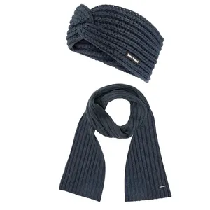 ست شال گردن و هدبند زنانه برنو بنانی مدل یاس