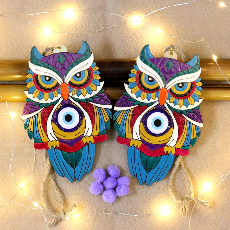 آویز تزیینی مدل جغد کد 01