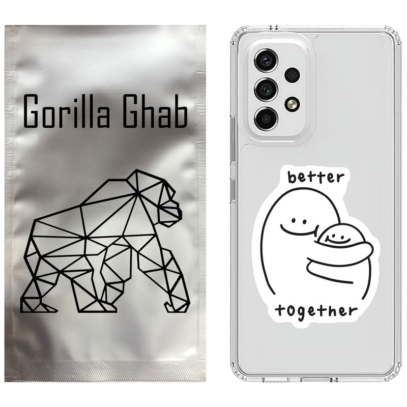 کاور گوریلا قاب مدل CLG کد 90 طرح Together مناسب برای گوشی موبایل سامسونگ Galaxy A52 / A52s