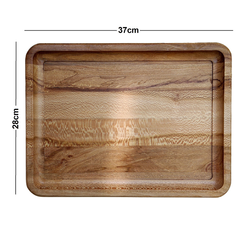 سینی چوبیس مدل مستطیل کد 37