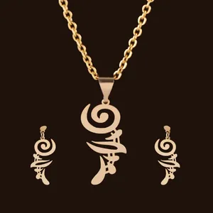 نیم ست طلا 18 عیار زنانه آمانژ کد D9932