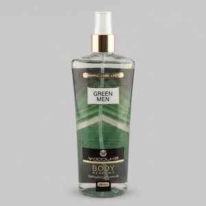بادی اسپلش مردانه وودلایک مدل GREEN MAN حجم 250 میلی لیتر