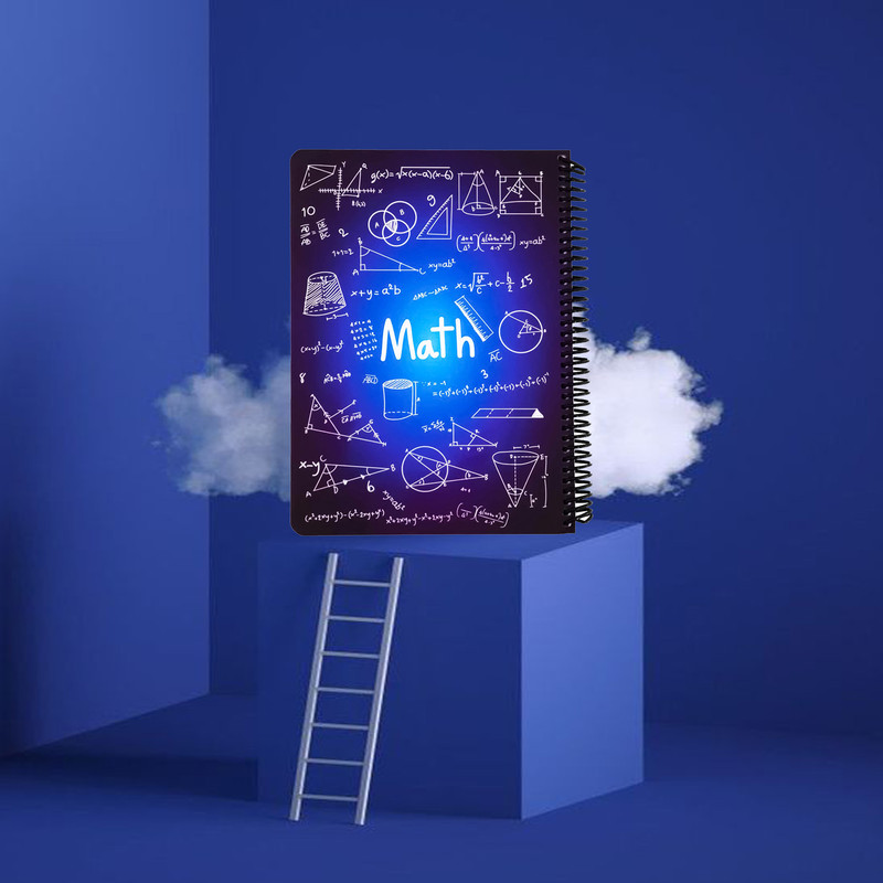 دفتر مشق 100 برگ دات نوت طرح ریاضی مدل هارد کد B05