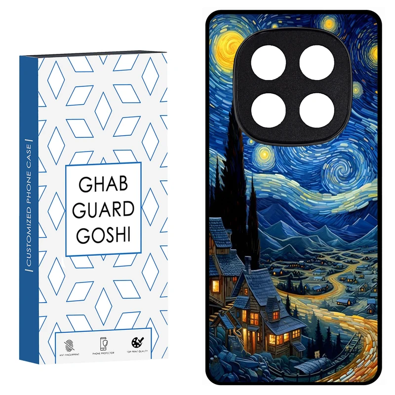 کاور قاب گارد گوشی طرح ونگوگ کد FB-069 مناسب برای گوشی موبایل شیائومی redmi note 14 pro 4g / poco x7
