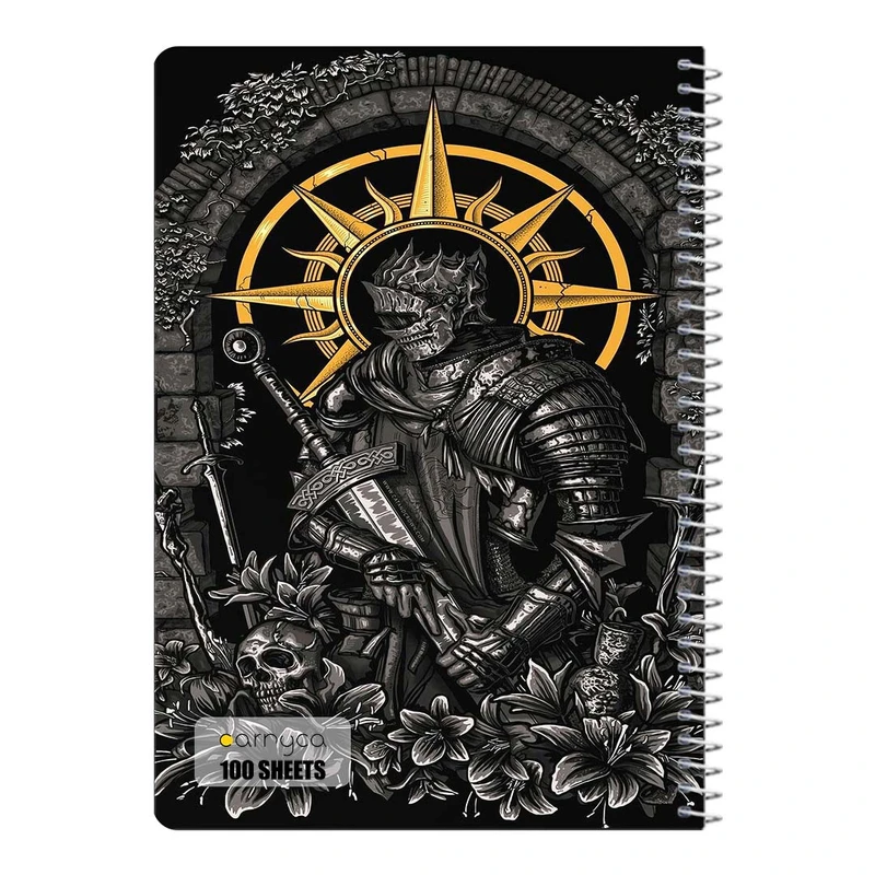 دفتر مشق 100 برگ سیمی کارنیکا طرح دارک سولز Dark Souls کد 41670