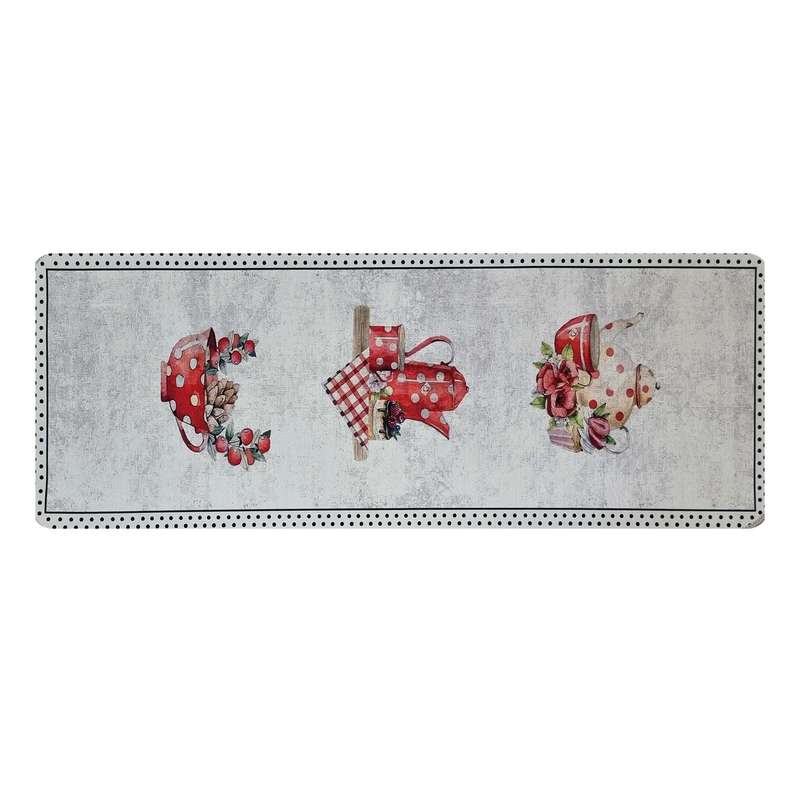 پادری مدل فرشینه آشپزخانه فانتزی کد K-43 سایز 50*150 سانتی متر مناسب برای فضای داخلی