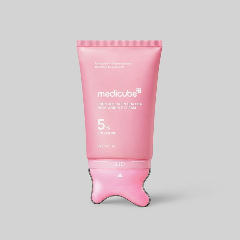 کرم ضد چروک مدیکیوب مدل Pdrn Collagen Gua Sha 5% Volufiline مناسب برای انواع پوست حجم 50 میلی لیتر