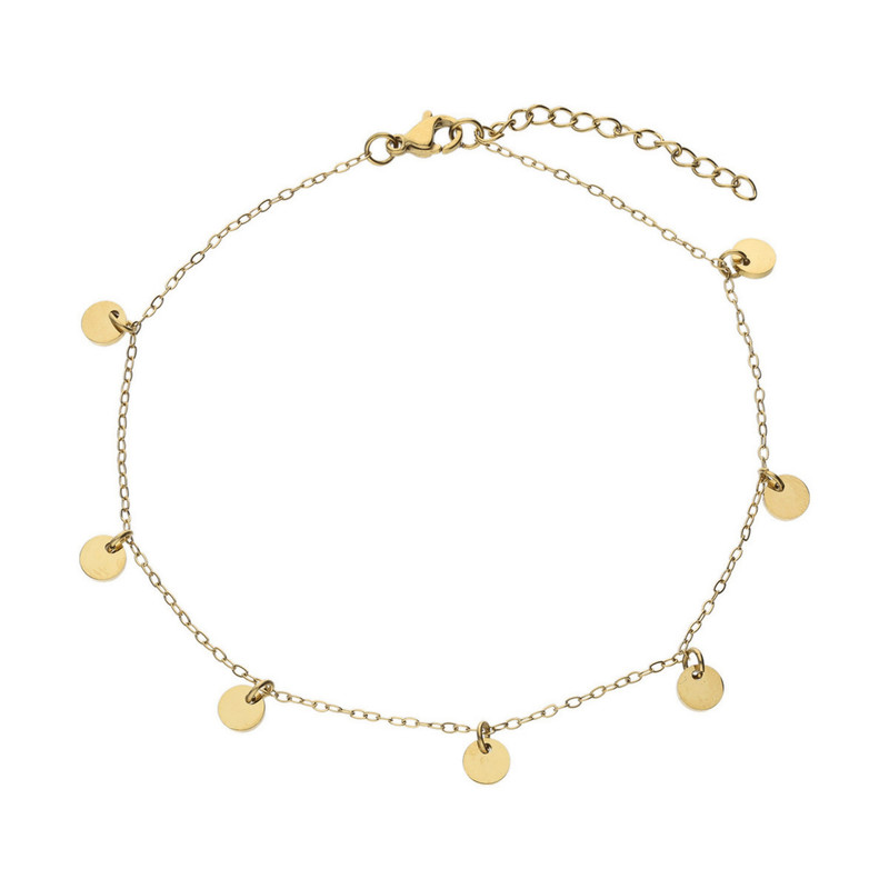 پابند زنانه مدل Coin chain 003 پابند زنانه مدل Coin chain 003