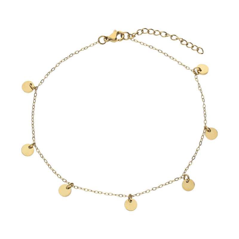 پابند زنانه مدل Coin chain 003 پابند زنانه مدل Coin chain 003