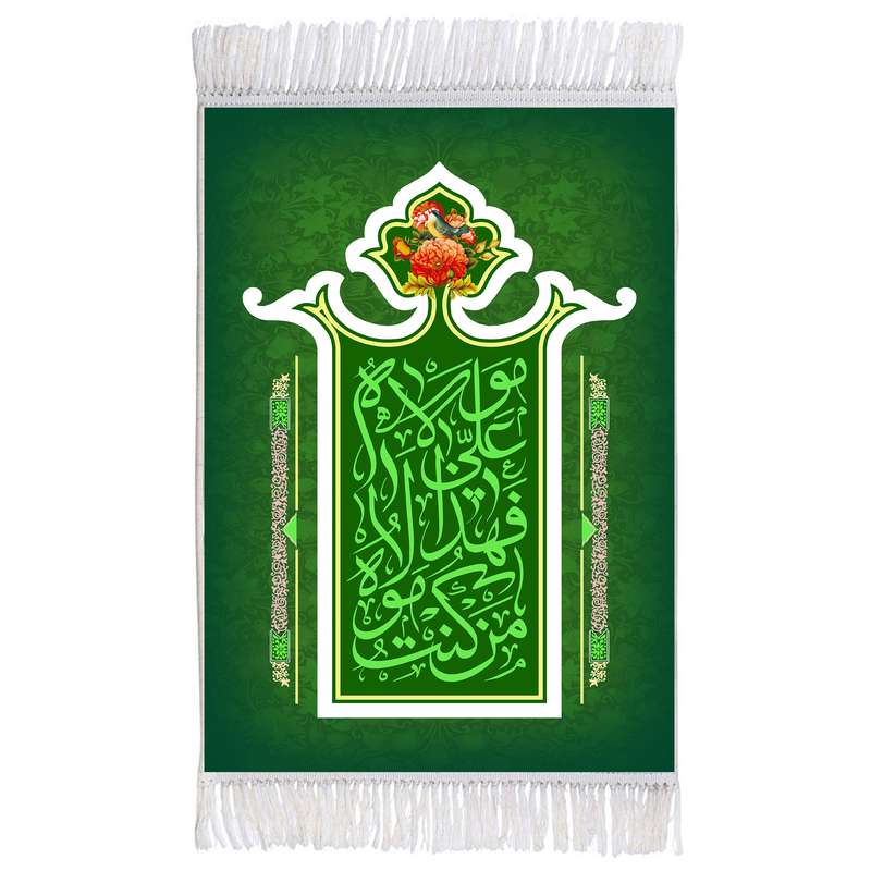 فرش ماشینی دیوارکوب اطلس آبی مدل من کنت مولا کد T3855