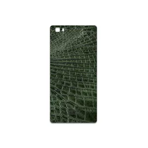 MAHOOT Green-Crocodile-Leather Cover Sticker for Huawei P8 Lite