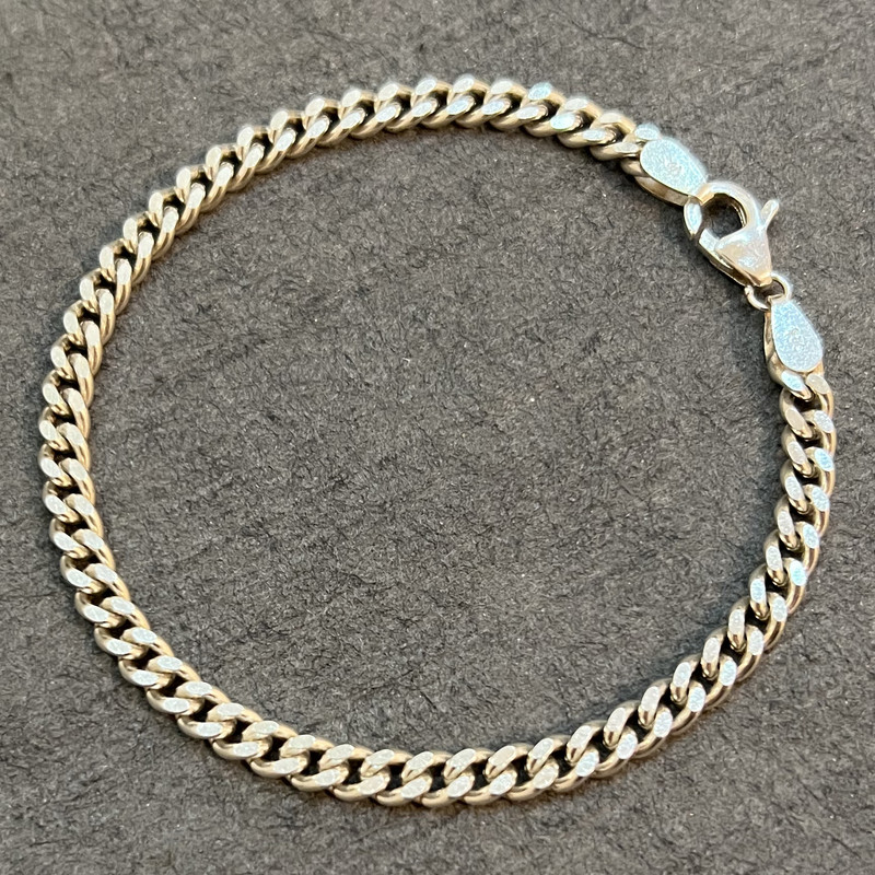 دستبند نقره مردانه گیرا مدل G0185 دستبند نقره مردانه گیرا مدل G0185