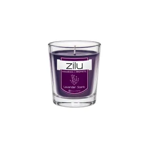 شمع معطر لیوانی شمع زیلو مدل شات با رایحه لوندر زمان اتمام 20 ساعت