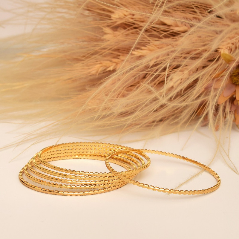 النگو زنانه کد AL1032_3 بسته 6 عددی النگو زنانه کد AL1032_3 بسته 6 عددی