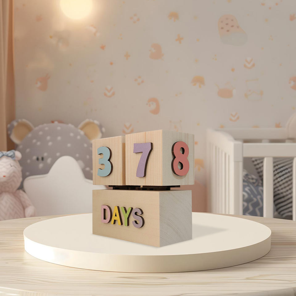 استند رومیزی کودک مدل گاهشمار کد MKids35-FullColor-H2