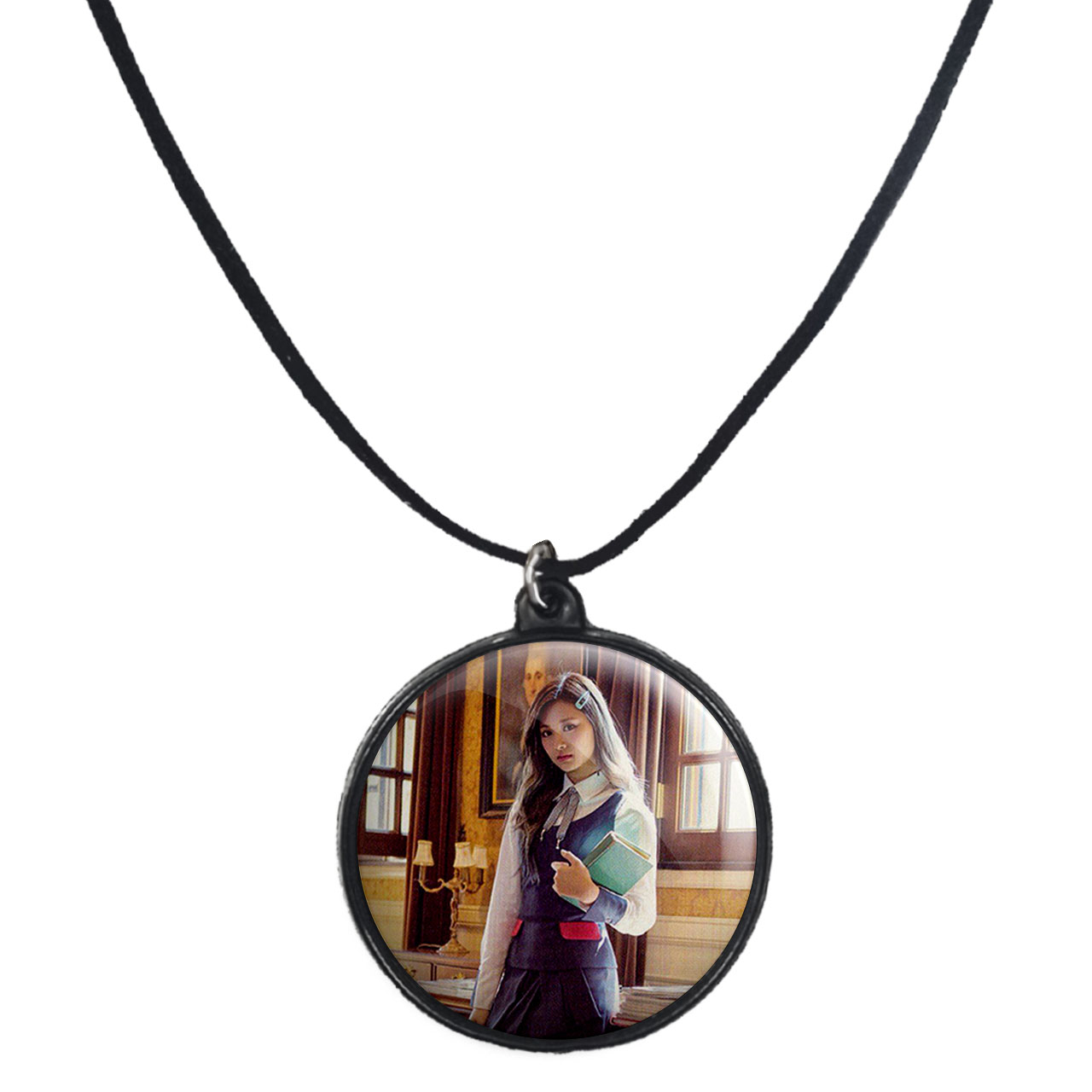 گردنبند پرمانه طرح تو ایس کد pmb.19741 مدل دو طرفه