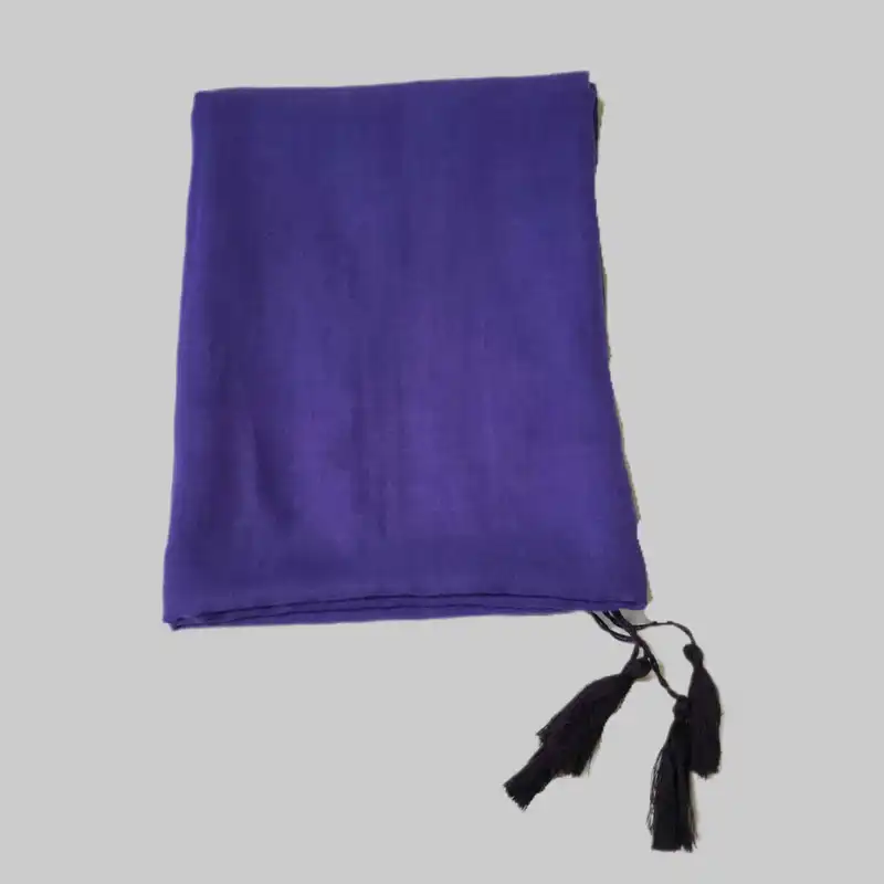 شال زنانه مدل وال نخی منگوله دار