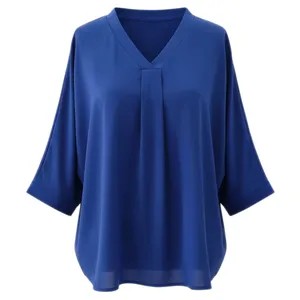 بلوز آستین سه ربع یقه هفت زنانه مدل ساحلی عروسکی