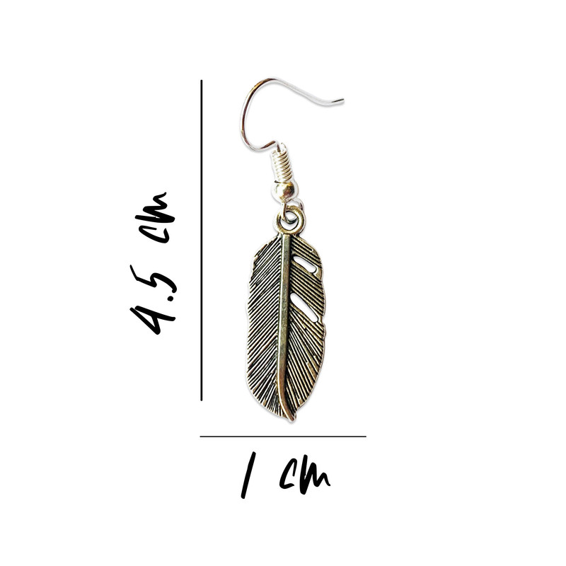 گوشواره دخترانه طرح پر