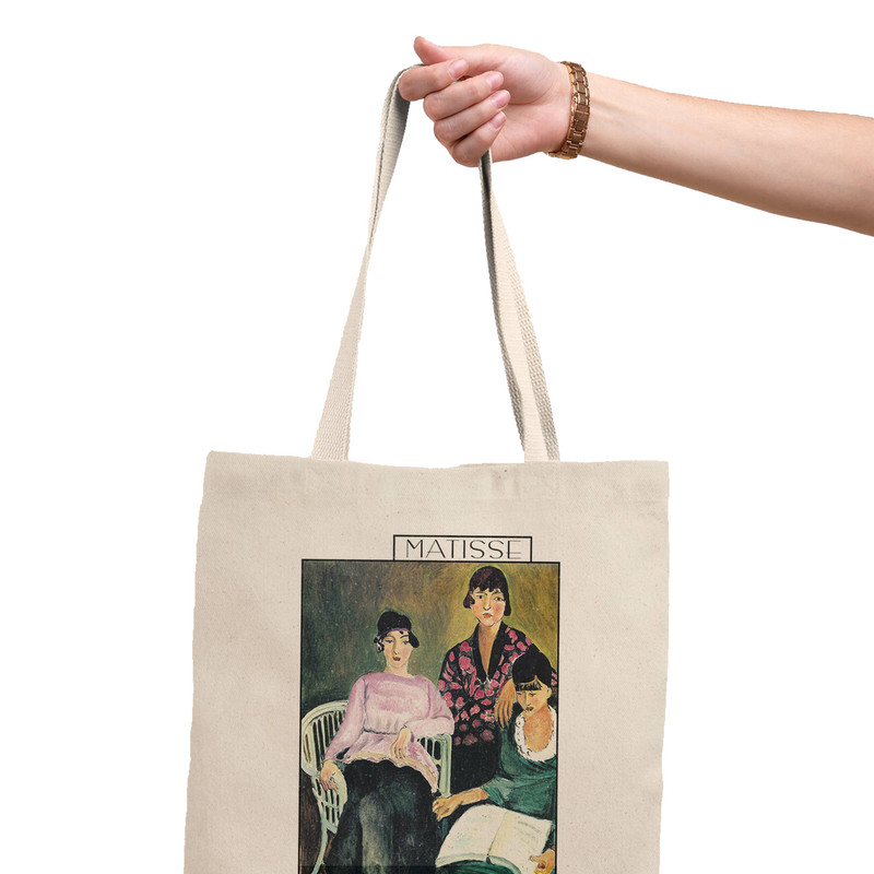 ساک خرید ترمه طراحان ایده مدل سه خواهر از ماتیس کد art0689 - L