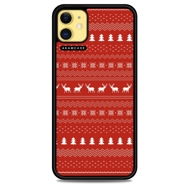 کاور آکام مدل AMCWA11-CHRISTMAS21 مناسب برای گوشی موبایل اپل iPhone 11