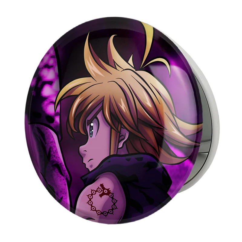 آینه جیبی خندالو طرح ملیوداس انیمه هفت گناه کبیره مدل تاشو کد 17523 