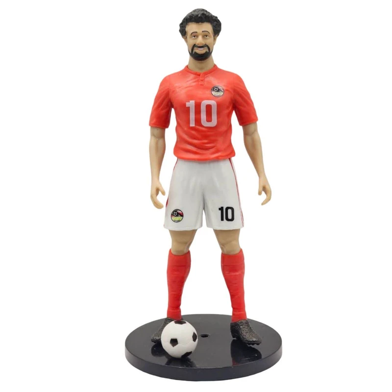 فیگور ناب سل مدل محمد صلاح با پیراهن تیم لیورپول کد M.SALAH NAAB008  ارتفاع 20 سانتی‌متر