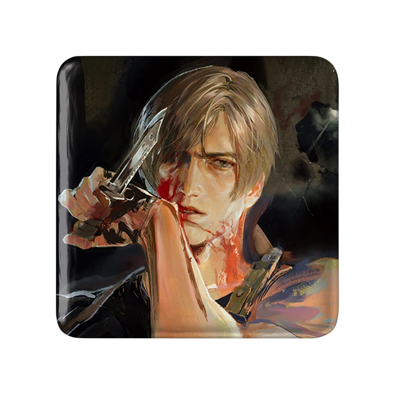 مگنت خندالو طرح بازی رزیدنت اویل (Resident Evil) مدل مربعی کد 31672
