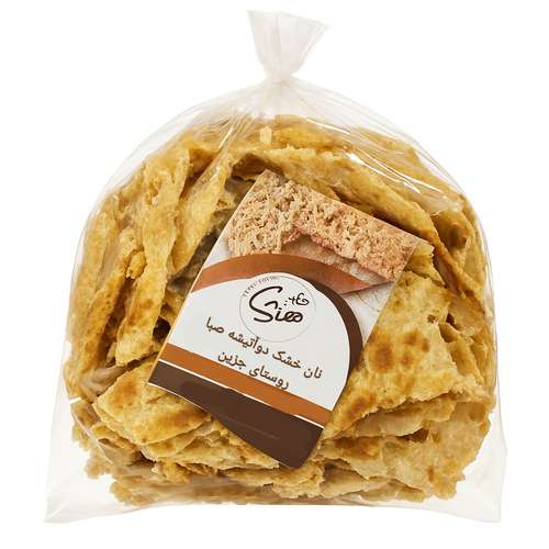 نان خشک دو آتیشه ساده صبا -500 گرم