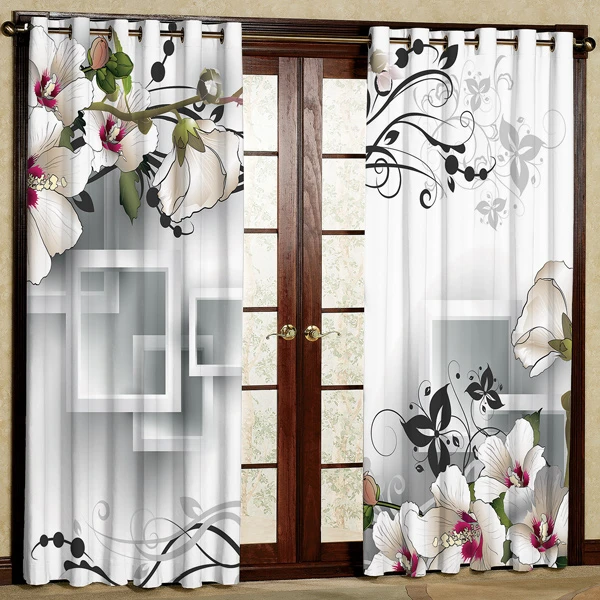 پرده پانچی مدل مخمل کد 6482 سایز 280x140 سانتی متر