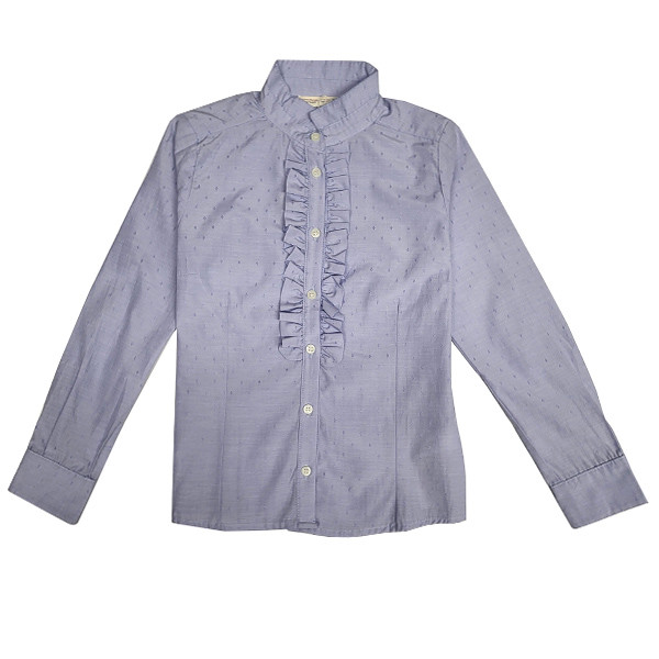 شومیز آستین بلند دخترانه کولزیون مدل چین دار کد 207