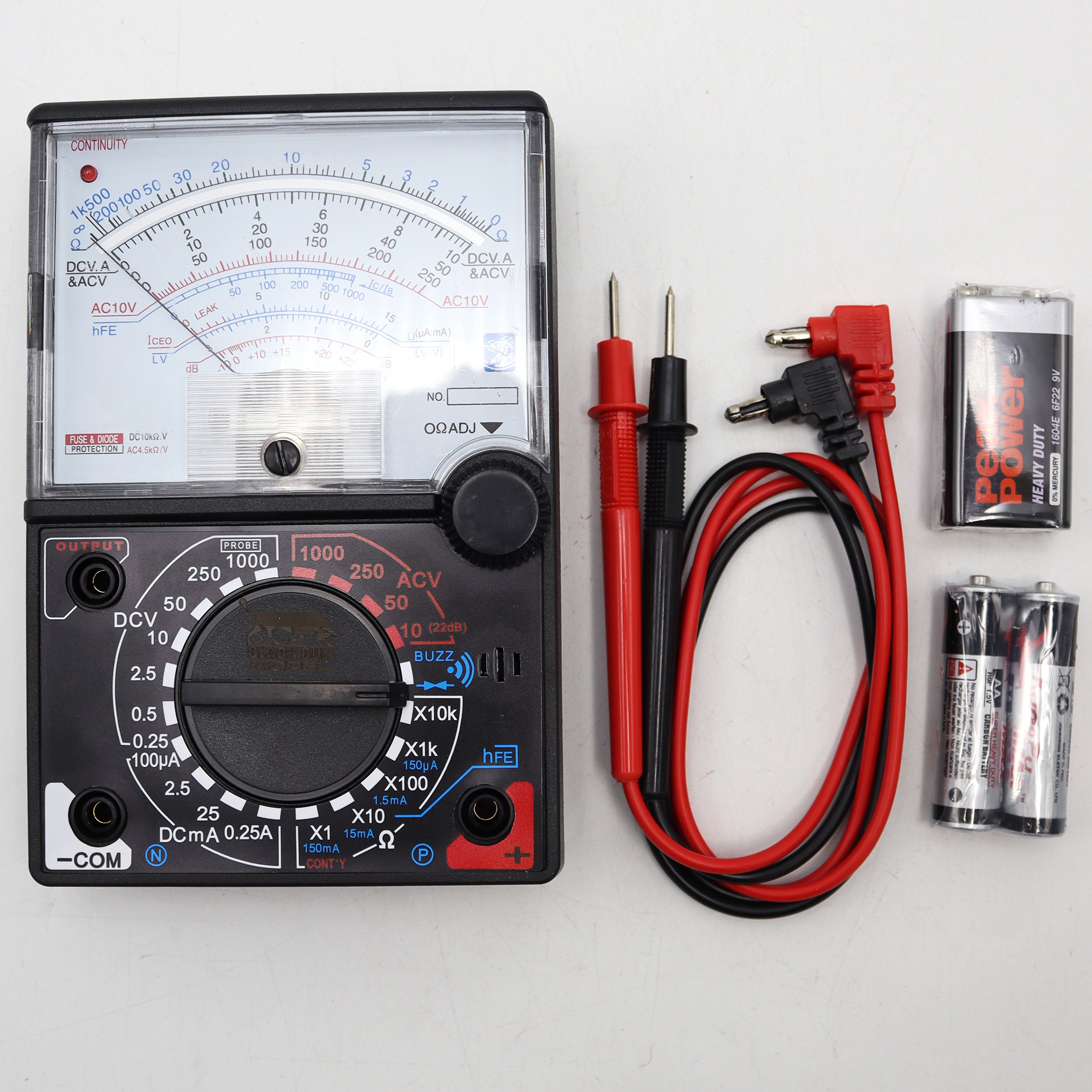 مولتی متر آنالوگ مدل بلک بول کد YP-AGHRABEI-360