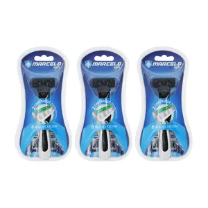 خود تراش و تیغ یدک مارسلو مدل M621 مجموعه 3 عددی