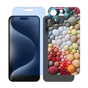 Glass Together model matte anti blue screen protector Suitable for Apple iPhone 16 Pro Max mobile phone with back cover sticker
