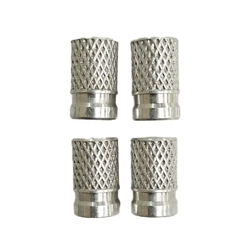 سر والف لاستیک خودرو کد 08 مدل فلزی بسته 4 عددی