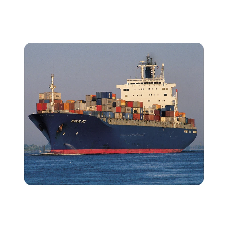 ماوس پد اطلس آبی طرح کشتی و دریا مدل T7360