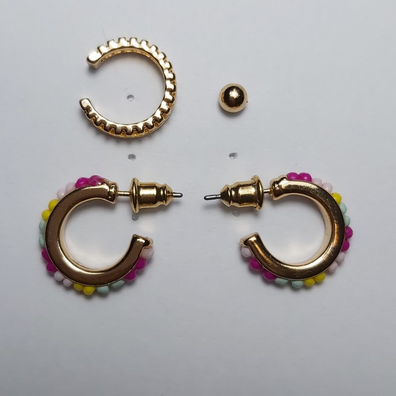 پیرسینگ زنانه سیکس مدل 5534 مجموعه ۴ عددی پیرسینگ زنانه سیکس مدل 5534 مجموعه ۴ عددی