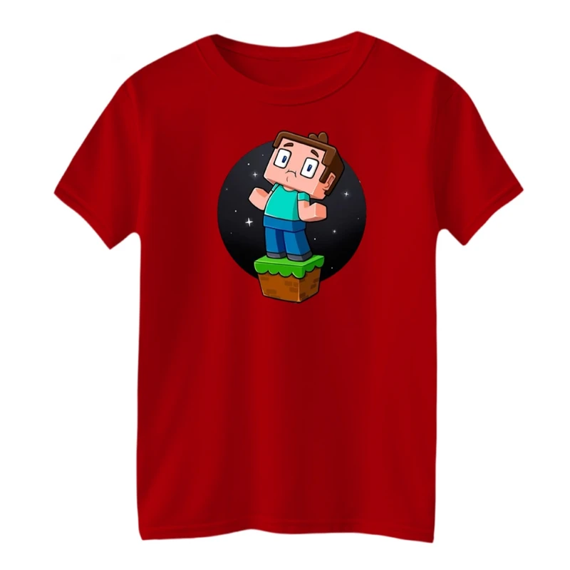 تی شرت آستین کوتاه بچگانه مدل ماینکرفت کد08